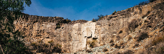 Cascada Petrificada ubicada en el sendero La Chiricoca, Parque La Giganta