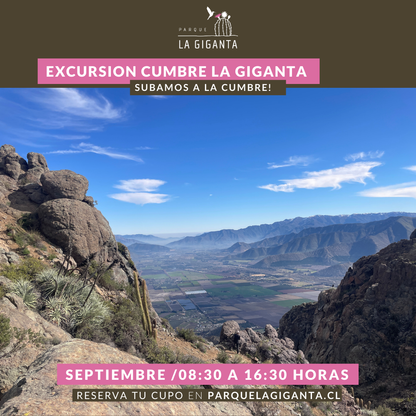 Excursión Cumbre La Giganta