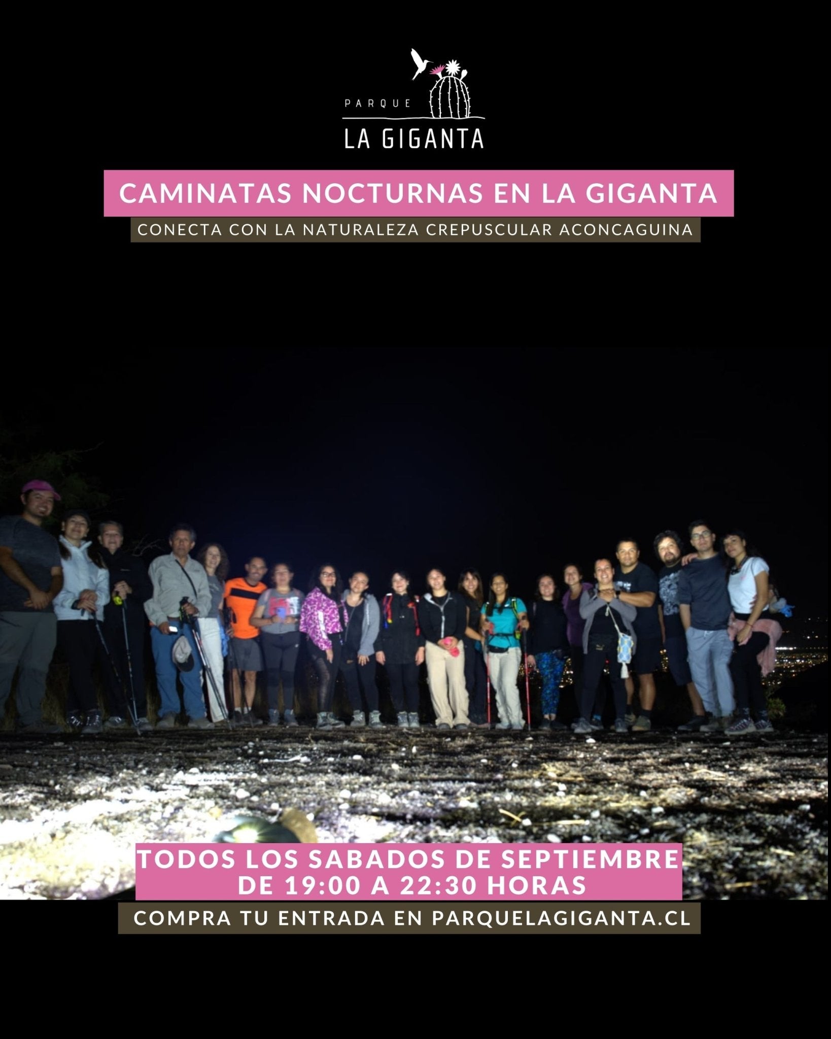 Caminatas Nocturnas en Parque La Giganta - Parque La Giganta
