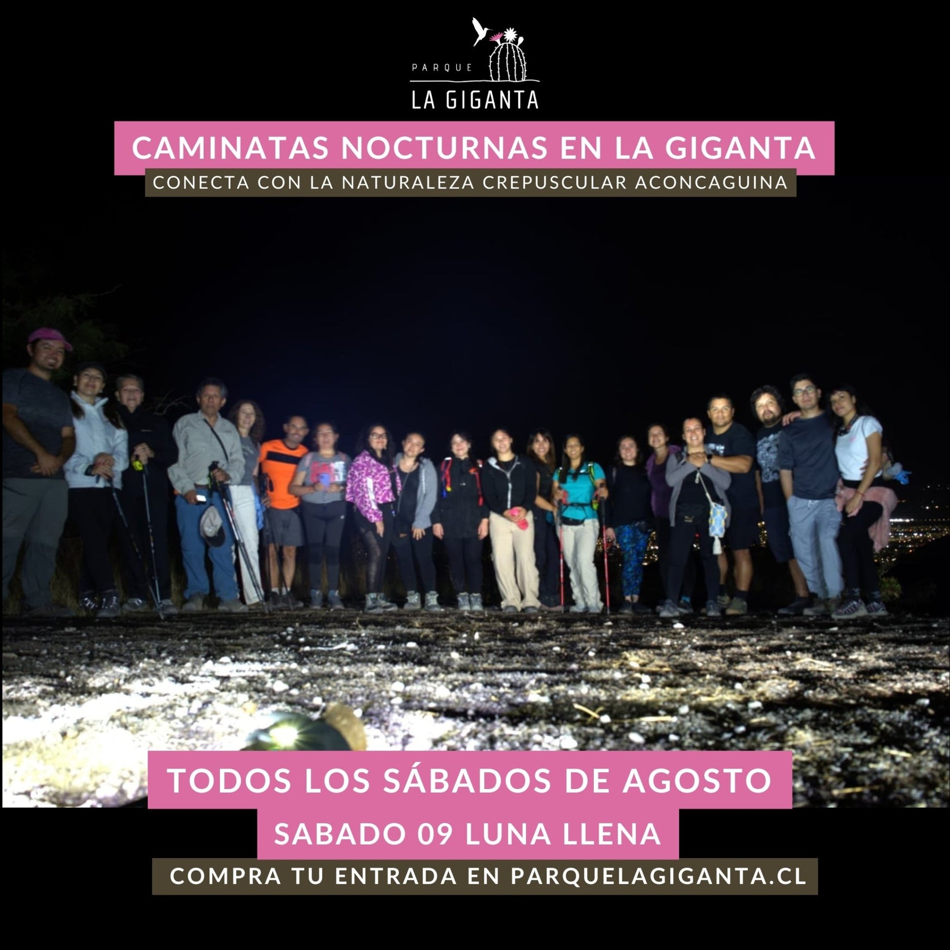 Caminatas Nocturnas en Parque La Giganta - Parque La Giganta