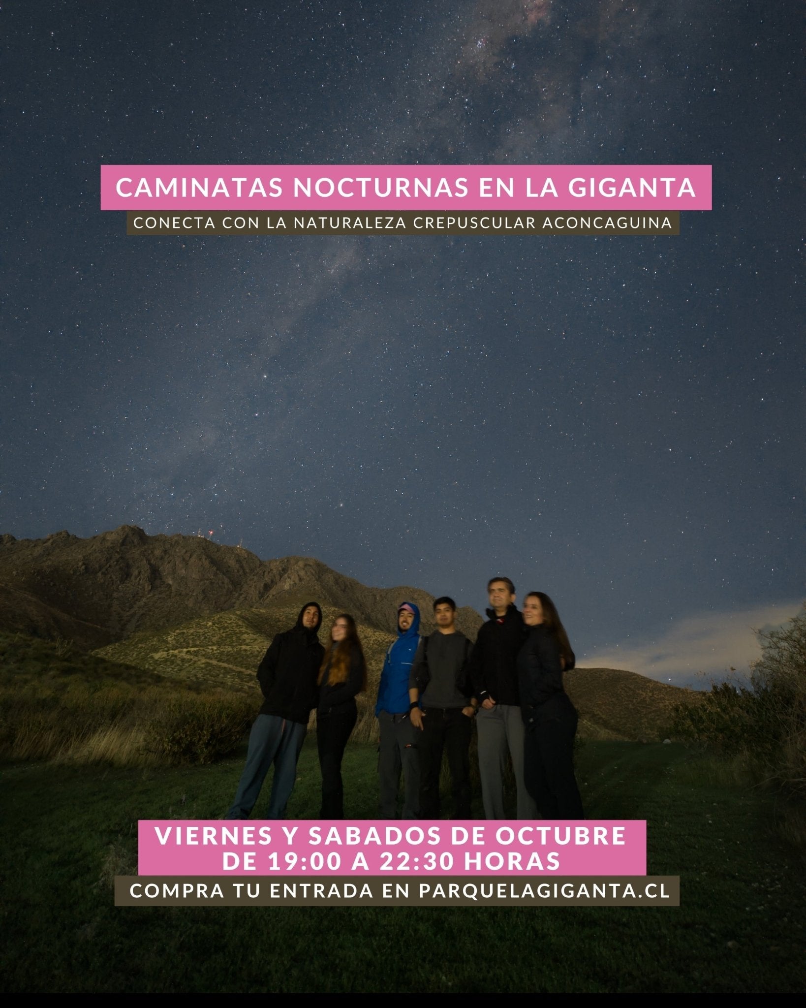 Caminatas Nocturnas en Parque La Giganta - Parque La Giganta