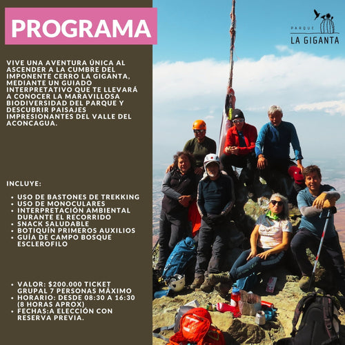 Excursión Cumbre La Giganta - Parque La Giganta